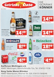 Aktueller Getränke Oase Prospekt mit Cola, "Aktuelle Angebote", Seite 1