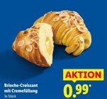 Brioche-Croissant mit Cremefüllung Angebote bei Lidl Viersen für 0,99 €