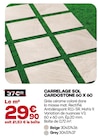 Carrelage sol cardostone 60 x 60 beige en promo chez Gedimat Clermont-Ferrand à 29,90 €