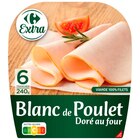 Blanc de poulet doré au four - CARREFOUR EXTRA en promo chez Carrefour Market Gennevilliers à 2,09 €
