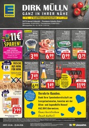 Aktueller EDEKA Prospekt mit Cola, "Aktuelle Angebote", Seite 1