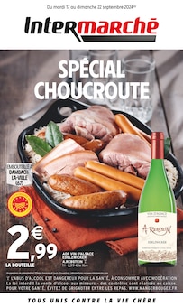 Prospectus Intermarché de la semaine "SPÉCIAL CHOUCROUTE" avec 1 pages, valide du 17/09/2024 au 22/09/2024 pour Charleville-Mézières et alentours