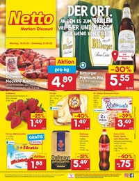 Netto Marken-Discount Prospekt für Mainz mit 45 Seiten Netto Marken-Discount Prospekt für Mainz: "DER ORT, AN DEM ES ZUM GRILLEN VIEL BIER UND FLEISCH FÜR WENIG KOHLE GIBT.", 45 Seiten, 16.05.2022 - 21.05.2022