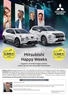 Aktueller Mitsubishi Prospekt für Edewecht und Ungebung, Seite zum blättern Mitsubishi Prospekt Mitsubishi Happy Weeks mit Seite in Edewecht und Umgebung