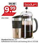 Chambord-Set von Bodum im aktuellen Segmüller Prospekt für 9,99 €