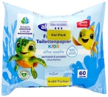 Feuchtes Toilettenpapier Kids mit 99% Wasser im Rossmann Prospekt Feuchtes Toilettenpapier Kids mit 99% Wasser von Alouette im aktuellen Rossmann Prospekt für 4,88 €