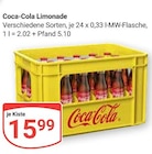 Aktuelle Coca Cola Angebote bei GLOBUS in Kaiserslautern Aktuelles Limonade Angebot bei GLOBUS in Kaiserslautern ab 15,99 €