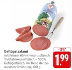 Geflügelsalami bei E center im Lautertal Prospekt für 1,99 €