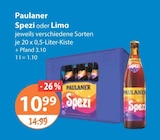 Spezi von Paulaner im aktuellen V-Markt Prospekt für 10,99 €