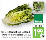 EDEKA Schiltach - Bioland-Mini-Romanaherzen Angebot im Prospekt Bioland-Mini-Romanaherzen bei EDEKA im Schiltach Prospekt für 1,99 €