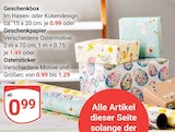 Geschenkbox Angebote bei GLOBUS Neustadt für 0,99 €