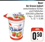 Der Grosse Joghurt bei nah und gut im Oberaurach Prospekt für 0,50 €