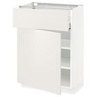Unterschrank mit Schublade/Tür weiß/Veddinge weiß 60x37 cm von METOD / MAXIMERA im aktuellen IKEA Prospekt