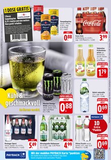 Cola im EDEKA Prospekt "Aktuelle Angebote" mit 36 Seiten (Friedrichshafen)