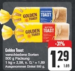 Toast Angebote von Golden Toast bei EDEKA Coburg für 1,29 €