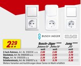 Schalter und Steckdosen Set im Angebot bei toom Baumarkt in Koblenz Schalter und Steckdosen Set Angebote von Busch-Jäger oder Jung bei toom Baumarkt Koblenz für 2,29 €