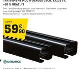 Promo Poteau de clôture en aluminium 60 x 75 mm - 2,3 m à 59,90 € dans le catalogue Tout Faire à Guérande