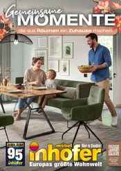 Aktueller Möbel Inhofer Möbel & Einrichtung Prospekt in Meitingen und Umgebung, "Gemeinsame MOMENTE" mit 16 Seiten, 11.06.2026 - 27.06.2026
