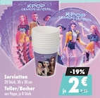 Servietten oder Teller/Becher im aktuellen Mäc-Geiz Prospekt