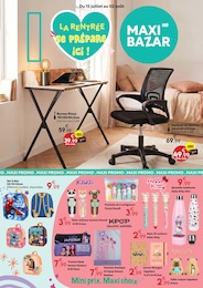 Prix et réduction Bureau dans le prospectus Maxi Bazar en cours Offre Bureau dans le catalogue Maxi Bazar du moment à la page 1
