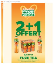 Promos Fuze Tea dans le catalogue "SPÉCIAL PIQUE-NIQUE" de Carrefour à la page 36 Promos Fuze Tea dans le catalogue "SPÉCIAL PIQUE-NIQUE" de Carrefour à la page 36