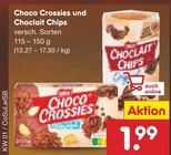 Choco Crossies oder Choclait Chips Angebote von Nestlé bei Netto Marken-Discount Osnabrück für 1,99 €