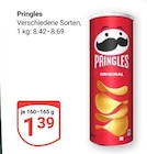 Original Angebote von Pringles bei GLOBUS Salzgitter für 1,39 €