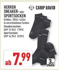 HERREN SNEAKER- oder SPORTSOCKEN Angebote von CAMP DAVID bei Marktkauf Kerpen für 7,99 €