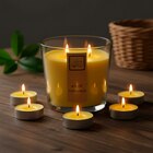 Lot de 24 bougies chauffe-plat citronnelle - ATMOSPHERA - Auchan Hypermarché Lot de 24 bougies chauffe-plat citronnelle - ATMOSPHERA à 2,99 € dans le catalogue Auchan Hypermarché