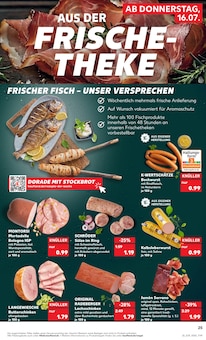 Dorade Angebot im Kaufland Prospekt, gültig von 16.07.2026 bis 22.07.2026 Dorade Angebot im aktuellen Kaufland Prospekt auf Seite 25