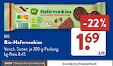 Bio-Hafercookies im Angebot bei ALDI SÜD in Nürtingen Bio-Hafercookies Angebote von BIO bei ALDI SÜD Nürtingen für 1,69 €