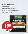 Selection Knäckebrot von Wasa für 1,99 € bei V-Markt im Angebot Selection Knäckebrot von Wasa im aktuellen V-Markt Prospekt