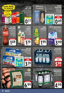 Coca Cola im EDEKA Prospekt "Aktuelle Angebote" mit 24 Seiten (Osnabrück)
