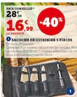Sacoche de cuisinier 5 pieces - Hyper U à Angers Sacoche de cuisinier 5 pieces en promo chez Hyper U Angers à 16,99 €