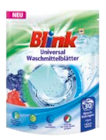 Universal Waschmittelblätter im Müller Prospekt Universal Waschmittelblätter von Blink im aktuellen Müller Prospekt für 2,45 €