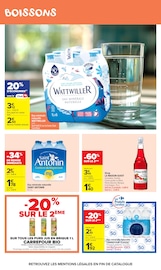 Eau Minérale en promo dans le catalogue Carrefour Market à la page 38