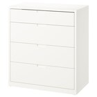 Kommode mit 4 Schubladen elfenbeinweiß 82x47x91 cm Angebote von TONSTAD bei IKEA Arnsberg für 229,00 €
