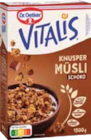 Vitalis Müsli Weniger Süß Knusper Pur von Dr. Oetker für 5,99 € bei Marktkauf im Angebot Vitalis Müsli Weniger Süß Knusper Pur von Dr. Oetker im aktuellen Marktkauf Prospekt