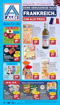 ALDI Nord Prospekt der aktuellen Woche, gĂĽltig von 17.08.2026 bis 22.08.2026 Aktueller ALDI Nord Prospekt "Aktuelle Angebote" mit 45 Seiten