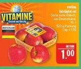 evelina Tafeläpfel rot Angebote bei Marktkauf Görlitz für 1,00 €