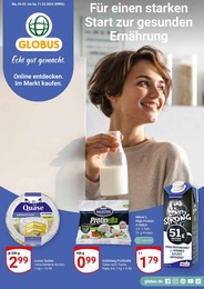 Supermarkt Prospekt von GLOBUS Mintraching GLOBUS Prospekt: "Für einen starken Start zur gesunden Ernährung", 2 Seiten, 06.02.2023 - 11.02.2023