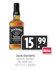 Tennessee Whiskey Angebote von Jack Daniel's bei Hieber Lörrach für 15,99 €