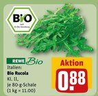 Bio Rucola im Angebot bei REWE in Trier Bio Rucola Angebote von REWE Bio bei REWE Trier für 0,88 €