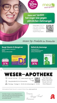 Aktueller mea - meine apotheke Prospekt "Unsere Oktober-Angebote" Aktueller mea - meine apotheke Prospekt