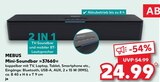 Mini-Soundbar »37660« Angebote von MEBUS bei Kaufland Völklingen für 24,99 €