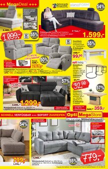 Sofa im Opti-Megastore Prospekt "MegaDeals steuerfrei" mit 12 Seiten (Bremerhaven)