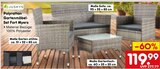 Polyrattan Gartenmöbel-Set Fort Myers Angebote von Juskys bei Netto Marken-Discount Gütersloh für 119,99 €