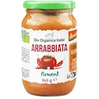 Sauce tomate arrabbiata bio Bioorganica - 345 g - BIO ORGANICA en promo chez Botanic Sauce tomate arrabbiata bio Bioorganica - 345 g - BIO ORGANICA dans le catalogue Botanic
