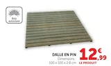 Dalle en pin dans le catalogue Super U