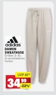 Damen Sweathose im Angebot bei Marktkauf in Reutlingen Damen Sweathose Angebote von Adidas bei Marktkauf Reutlingen für 34,99 €